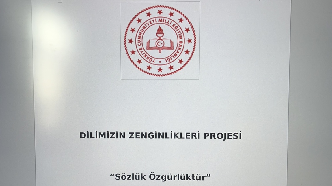 DİLİMİZİN ZENGİNLİKLERİ PROJESİ